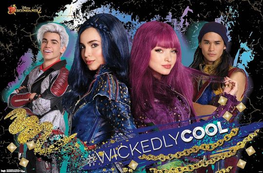 Disney Descendants 2 - Wickedly Cool Wall Poster
