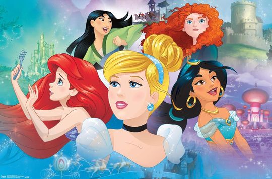 Disney Princess-Gaze Premium Wall Poster