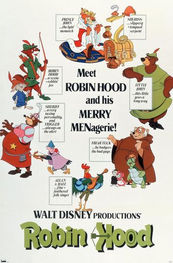 Disney Robin Hood - One Sheet Wall Poster