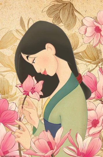 Disney Mulan-Flower Wall Poster