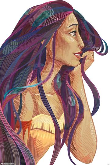 Disney Pocahontas - Stylized Wall Poster