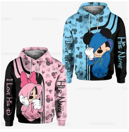 Mickey Mouse 3D Hoodie, Disney Character 3D Hoodie