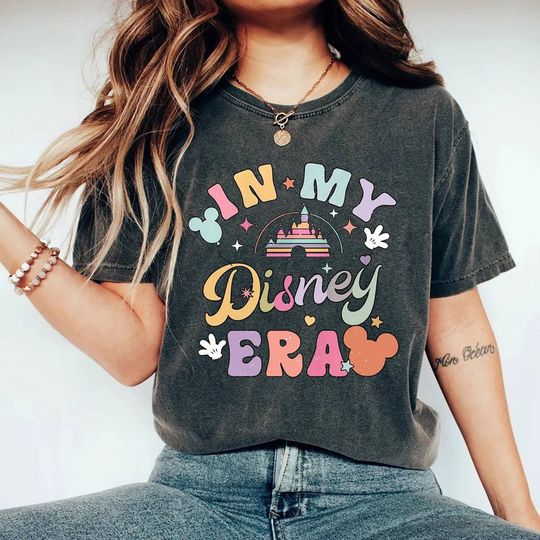 Discover In My Disney Era Shirt, Disney Trip, Colorful Vacay Shirt