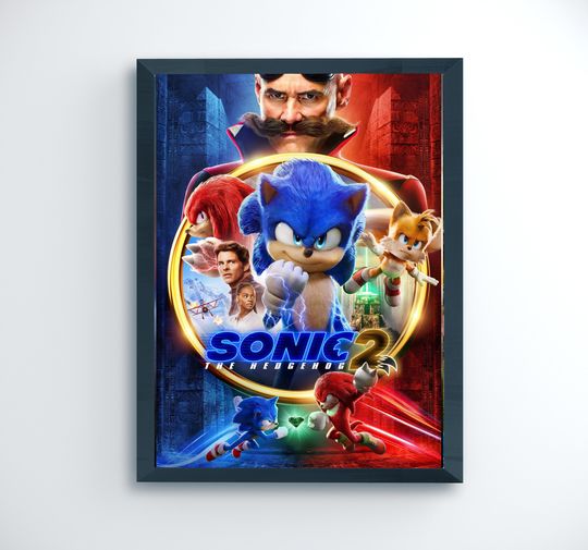 Sonic The Hedgehog Poster, Sonic Poster