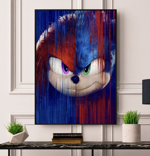 Sonic The Hedgehog Poster, Sonic Poster