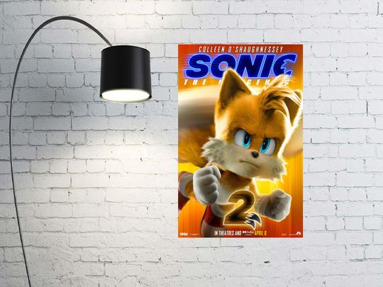 Sonic the Hedgehog Movie Poster, Film Poster