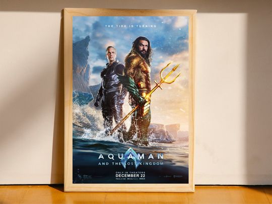 Aquaman and the Lost Kingdom Poster, Movie Posters