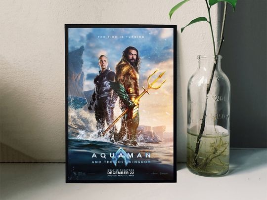 Aquaman and the Lost Kingdom Poster, Aquaman Movie Poster
