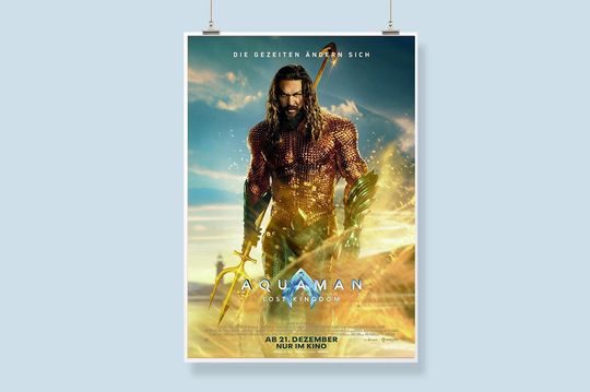 Aquaman and the Lost Kingdom Poster, Aquaman Movie Poster