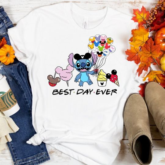 Disney Stitch Best Day Ever, Disney Snacks Shirt