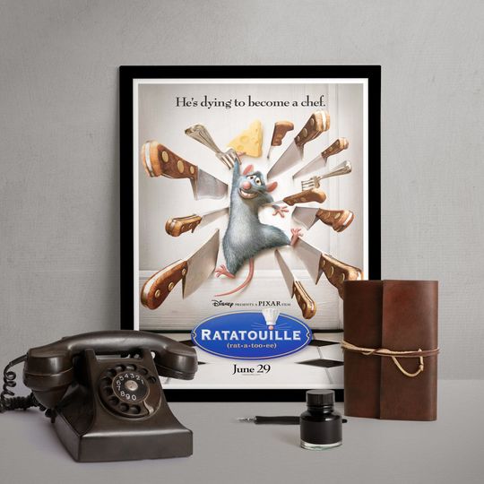 Ratatouille Disney Movie Poster