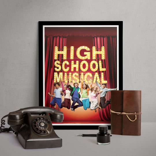 High School Musical Disney Movie Poster