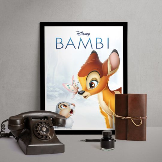 Bambi Disney Movie Poster