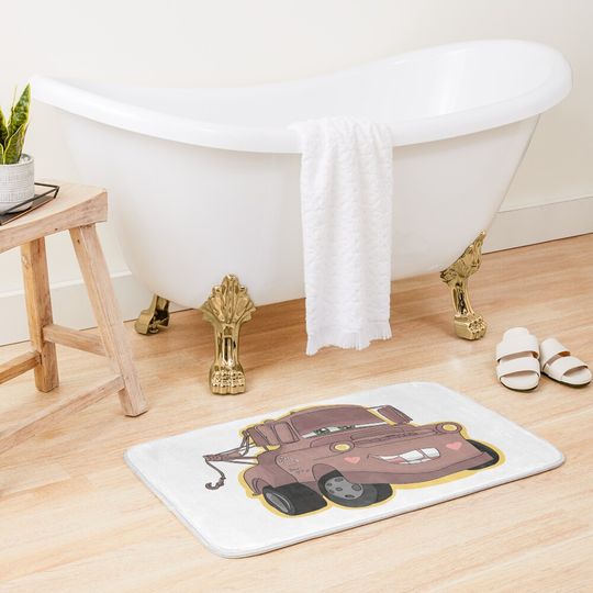 Tow Mater Disney Bath Mat, Disney Decor