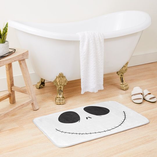 Jack Skellington The Nightmare Before Christmas Disney Bath Mat, Disney Decor