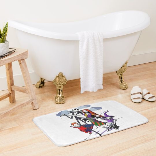 The Nightmare Before Christmas Disney Bath Mat, Disney Decor