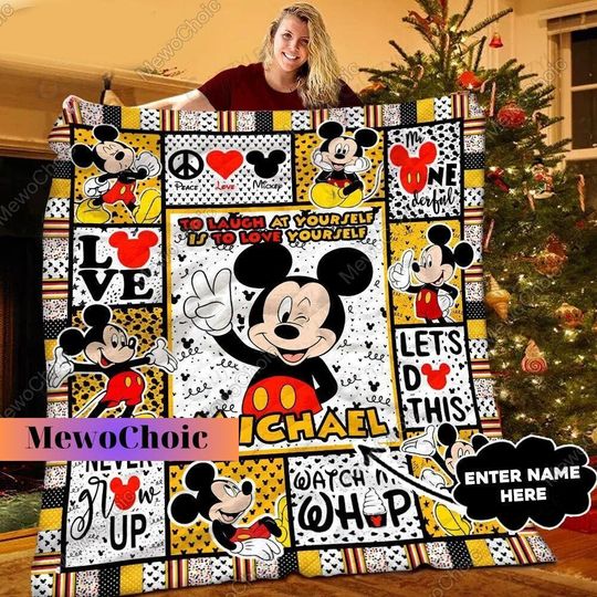 Mickey Mouse Disney Characters Fleece Blanket