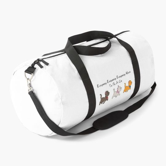 Lets cheer each others on The Aristocats Disney Duffel Bag