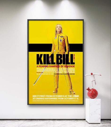 Kill Bill Poster, Uma Thurman, Movie Poster, Legendary Film