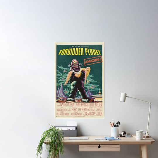 Forbidden Planet - 1956 Vintage Movie Poster