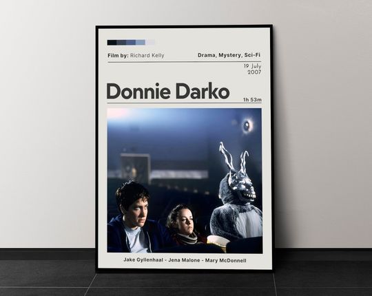 Donnie Darko Movie Poster, Movie Wall Decor, Movie Poster