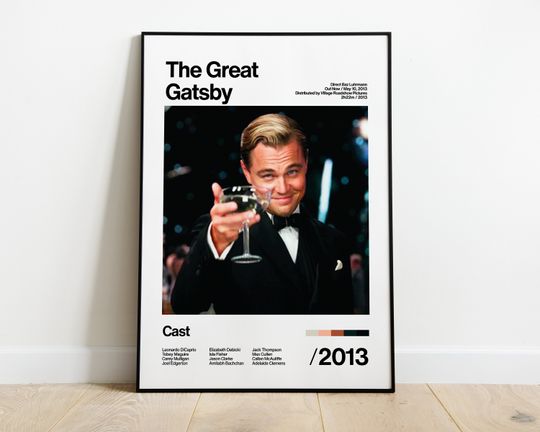 The Great Gatsby - 2013 - Leonardo DiCaprio - Movie Poster