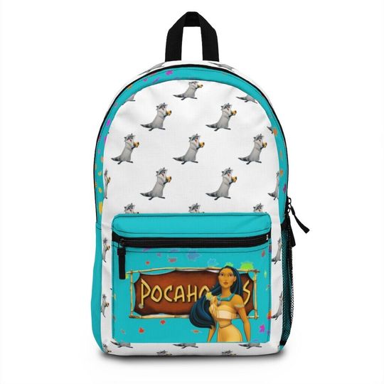 Disney Pocahontas Backpack, Disney Backpack, Meeko Backpack, Pocahontas Bag