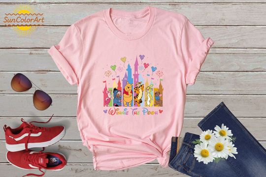 Disney Winnie the Pooh Castle Shirt, Winnie the Pooh Castle Shirt, Matching Squad Shirt, Disney Family Vacation Shirt, Winnie The Pooh Shirt