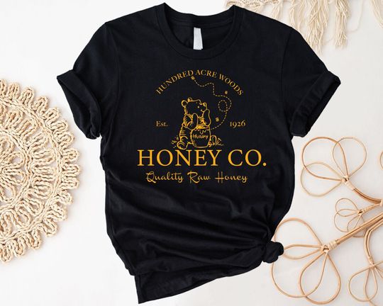 Winnie The Pooh Honey Co Shirt, Disney Winnie Shirt, Winnie The Pooh Shirt, Winnie The Pooh Co Shirt, Classic Pooh Bear Shirt