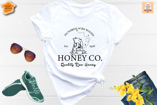 Winnie The Pooh Honey Co Shirt, Disney Winnie Shirt, Winnie The Pooh Shirt, Winnie The Pooh Co Shirt, Classic Pooh Bear Shirt