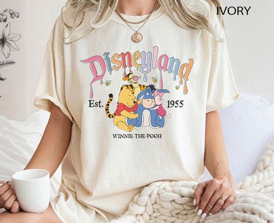 Retro Winnie the Pooh Est 1926 Shirt, Winnie The Pooh and Friends Shirt, Classic Pooh Bear Shirt, Pooh Bear Shirt, Disneyland Vacation Shirt