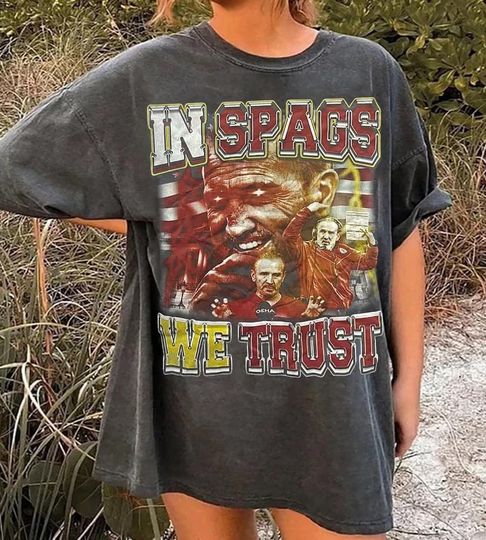 Discover Vintage In Spags We Trust Steve Spagnuolo Shirt, Bootleg Retro 90's Fans Shirt