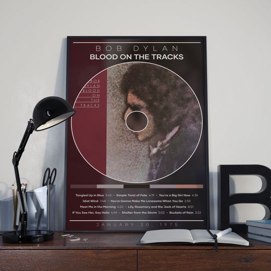 Bob Dylan Poster Print | Blood on the Tracks Poster