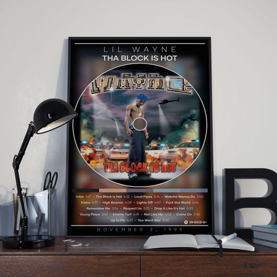 Lil Wayne Poster Print | Tha Block Is Hot Poster
