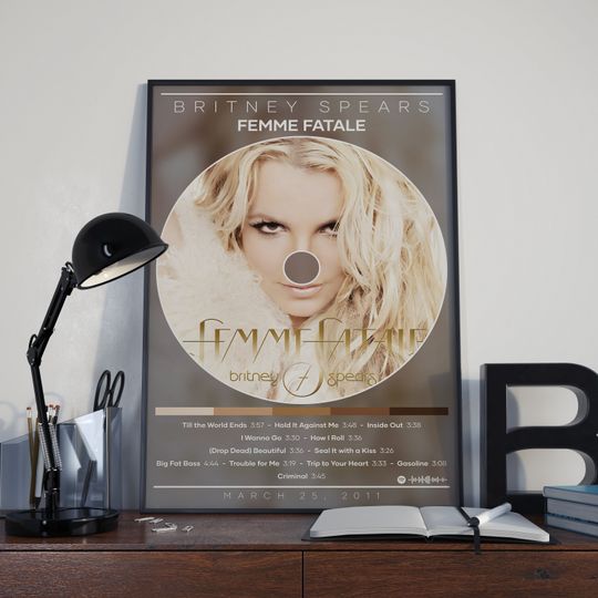 Britney Spears Poster Print | Femme Fatale Poster
