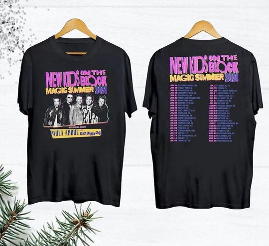 Discover The Magic Summer Tour 2024 NK on The Block T-shirt