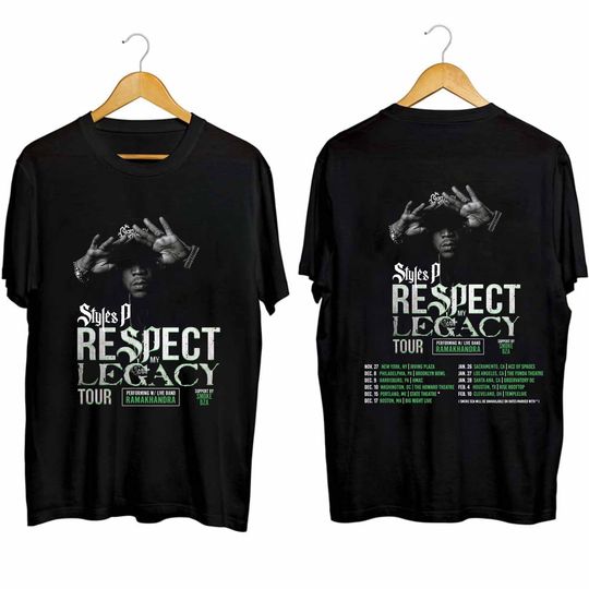 Discover Styles P - Respect My Legacy 2023 2024 Tour Shirt