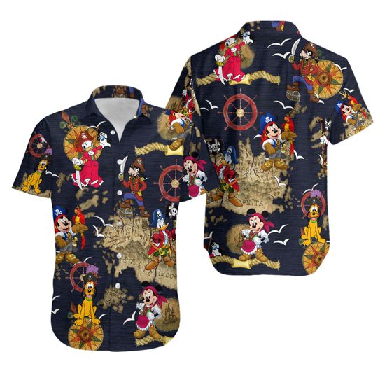 Disney Pirates Of Caribbean Hawaii Shirt