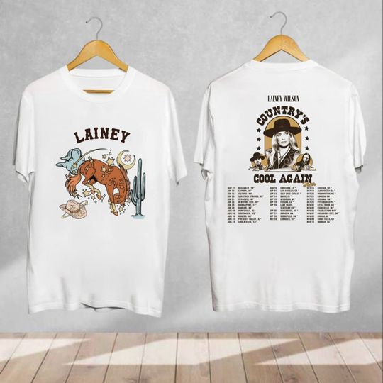 Lainey Wilson Country's Cool Again Tour 2024 Shirt, Lainey Wilson Shirt Fan Gift