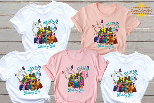 Disney Encanto Birthday Girl Shirt, Disney Encanto Family Birthday Shirt, Disney Mirabel Birthday Shirt