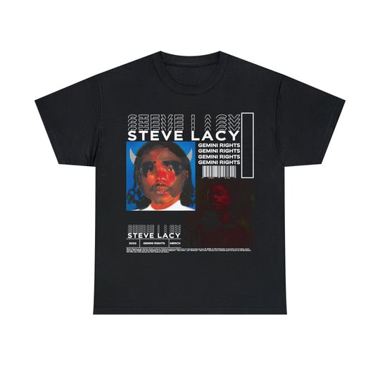 Steve Lacy Women and Men T-Shirt - Gemini Rights Album Shirt