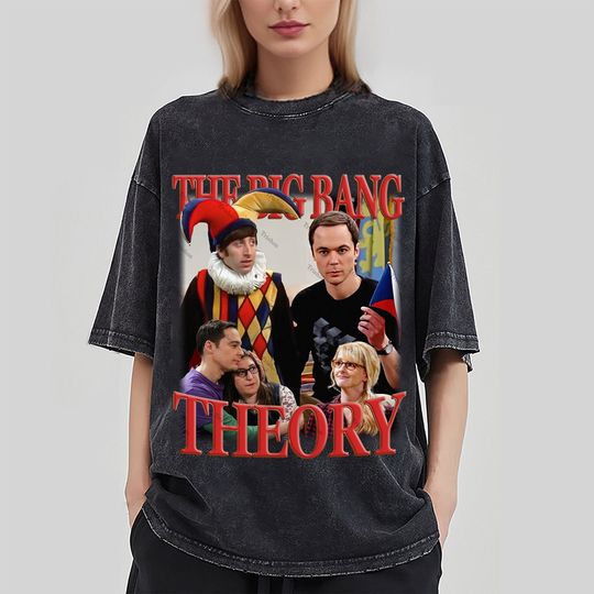 Retro The Big Bang Theory Shirt, Sheldon Graphic Unisex T-Shirt