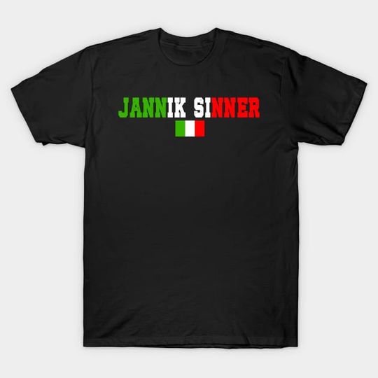 Jannik Sinner T-Shirt, 2024 Australian Open Champion Shirt