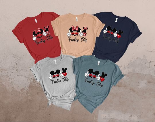 Custom Disney Family Trip Shirt, Matching Disneyworld 2024