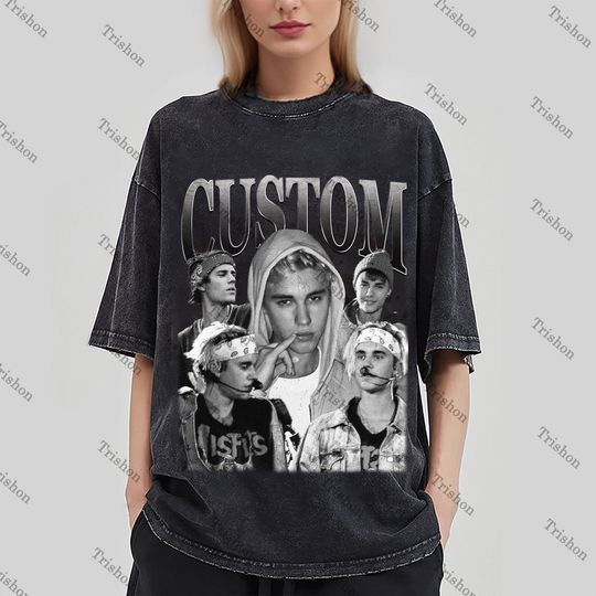 Justin Bieber Vintage T-Shirt, Singer Graphic Unisex Shirt