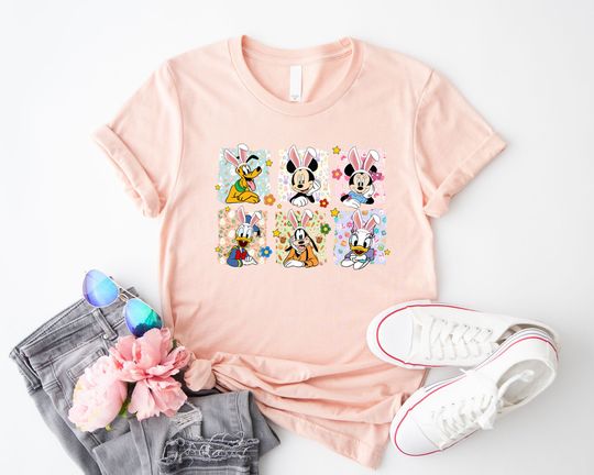 Disney Easter T-Shirt, Mickey and Friends Easter Shirt, Disney Easter Family