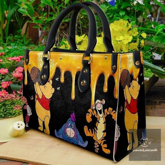 Disney Winnie The Pooh Leather Women Handbag