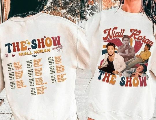 Vintage Niall Horan The Show Live On Tour 2024 Shirt