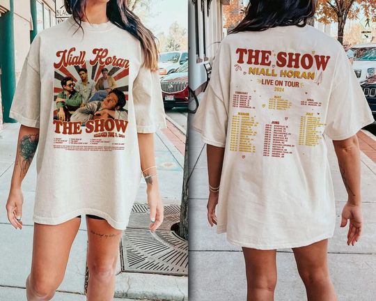 Niall Horan Tracklist The show Live on tour 2024 T-Shirt Gift Fans