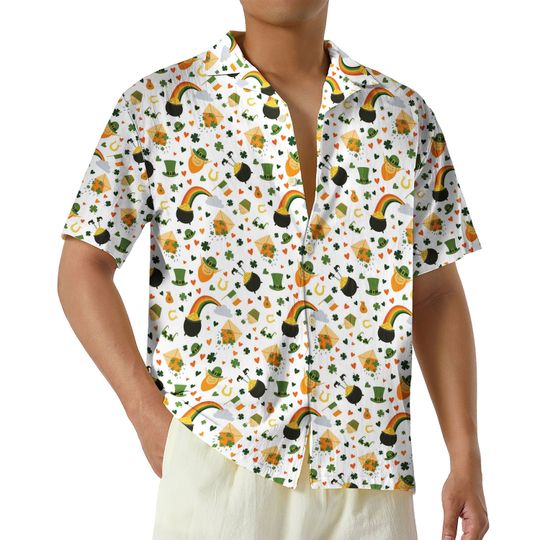 Happy St Patricks Day Hawaiian Shirt, Irish Gift